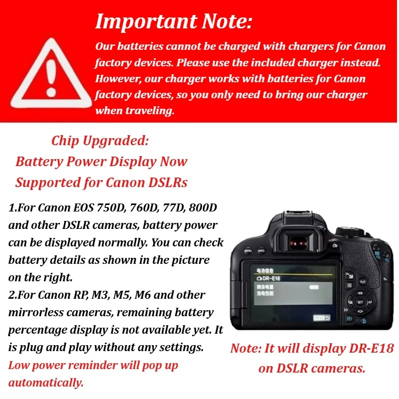 Batería Recargable de Iones de - Canon Camera Eos R50 reseña y precio